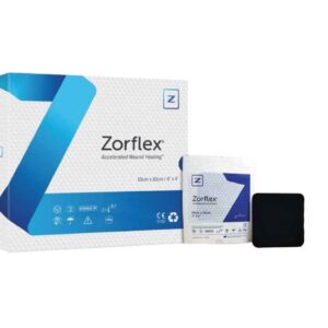Zorflex 10*10cm 1 buc 100% pansament de contact cu carbon activ